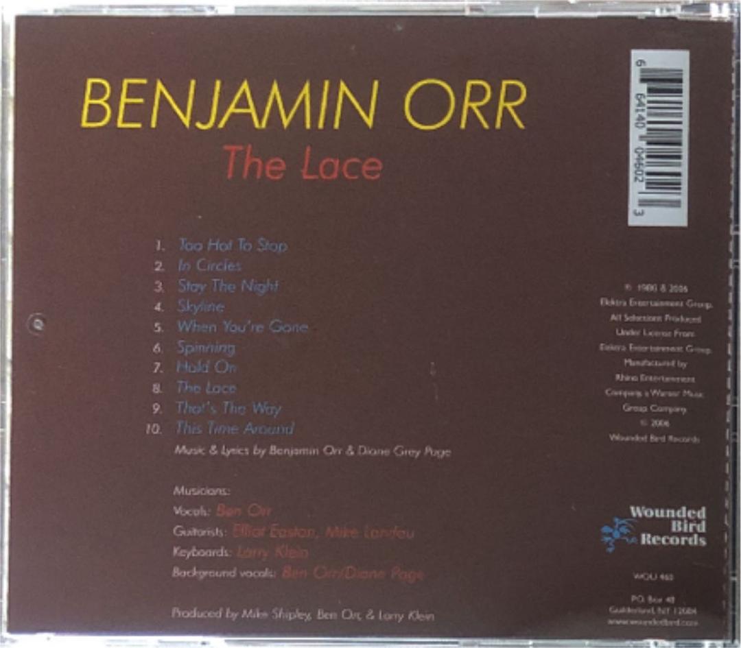 BENJAMIN ORR/ THE LACE/ THE CARS/カーズ