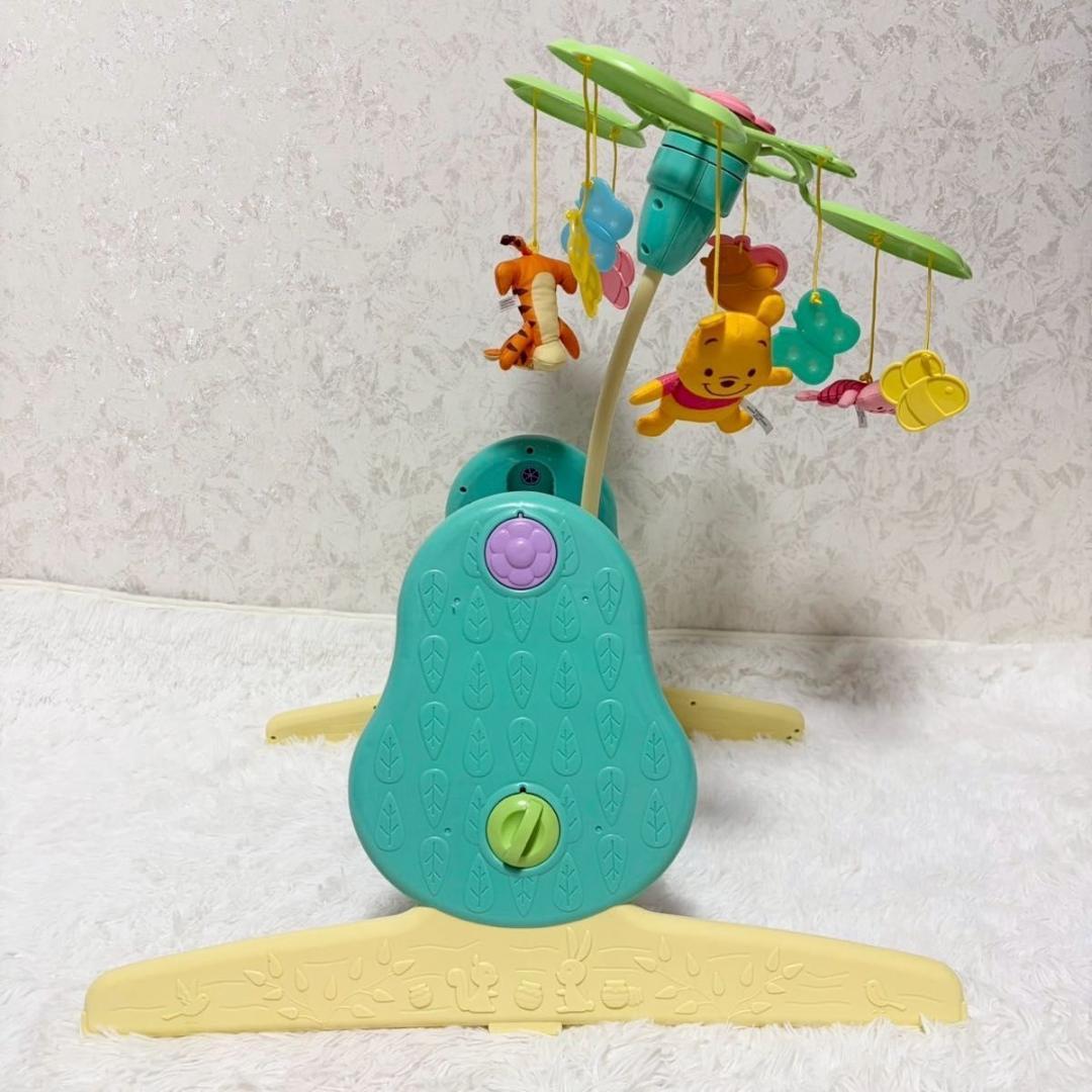 【美品：動作OK】くまのプーさん 6WAYジムメリー 箱付き 美品 9182