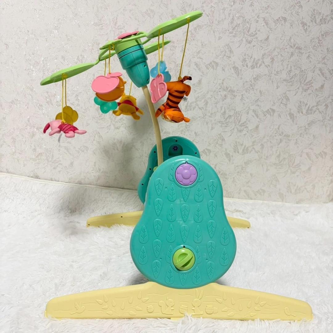 【美品：動作OK】くまのプーさん 6WAYジムメリー 箱付き 美品 9182