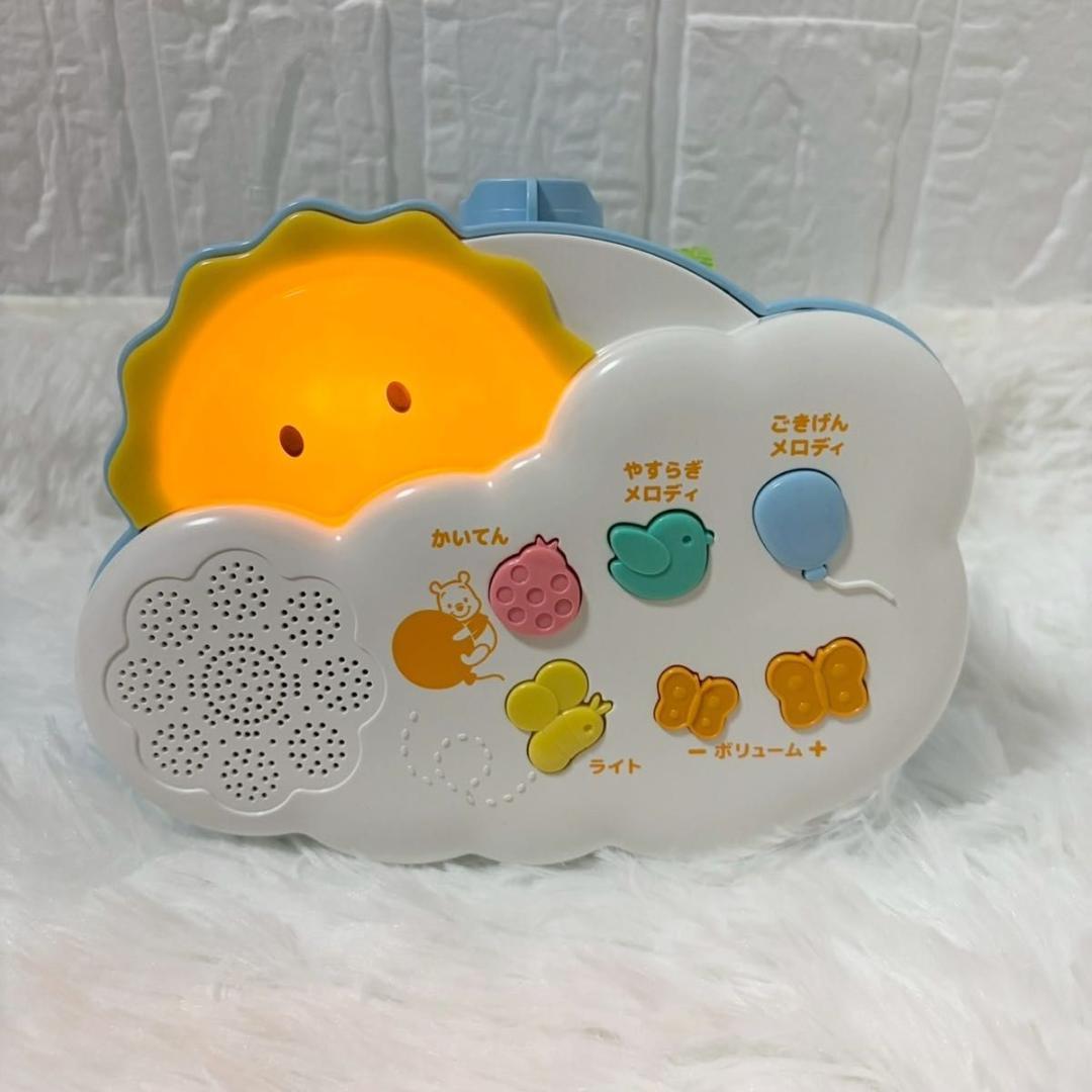 【美品：動作OK】くまのプーさん 6WAYジムメリー 箱付き 美品 9182
