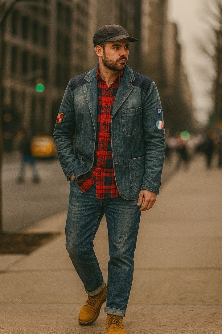  Denim カバーオール