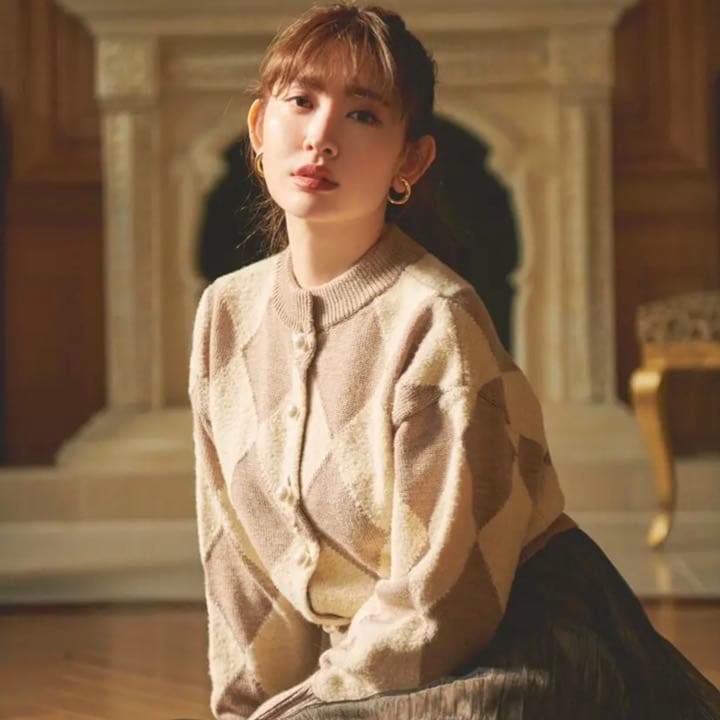 トップス Herlipto Twinkle Argyle Knit Pullover