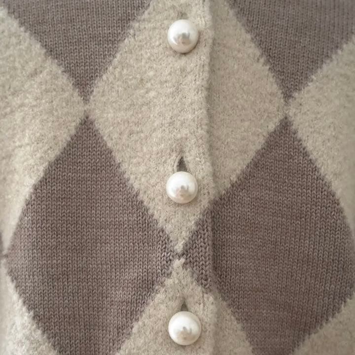 トップス Herlipto Twinkle Argyle Knit Pullover
