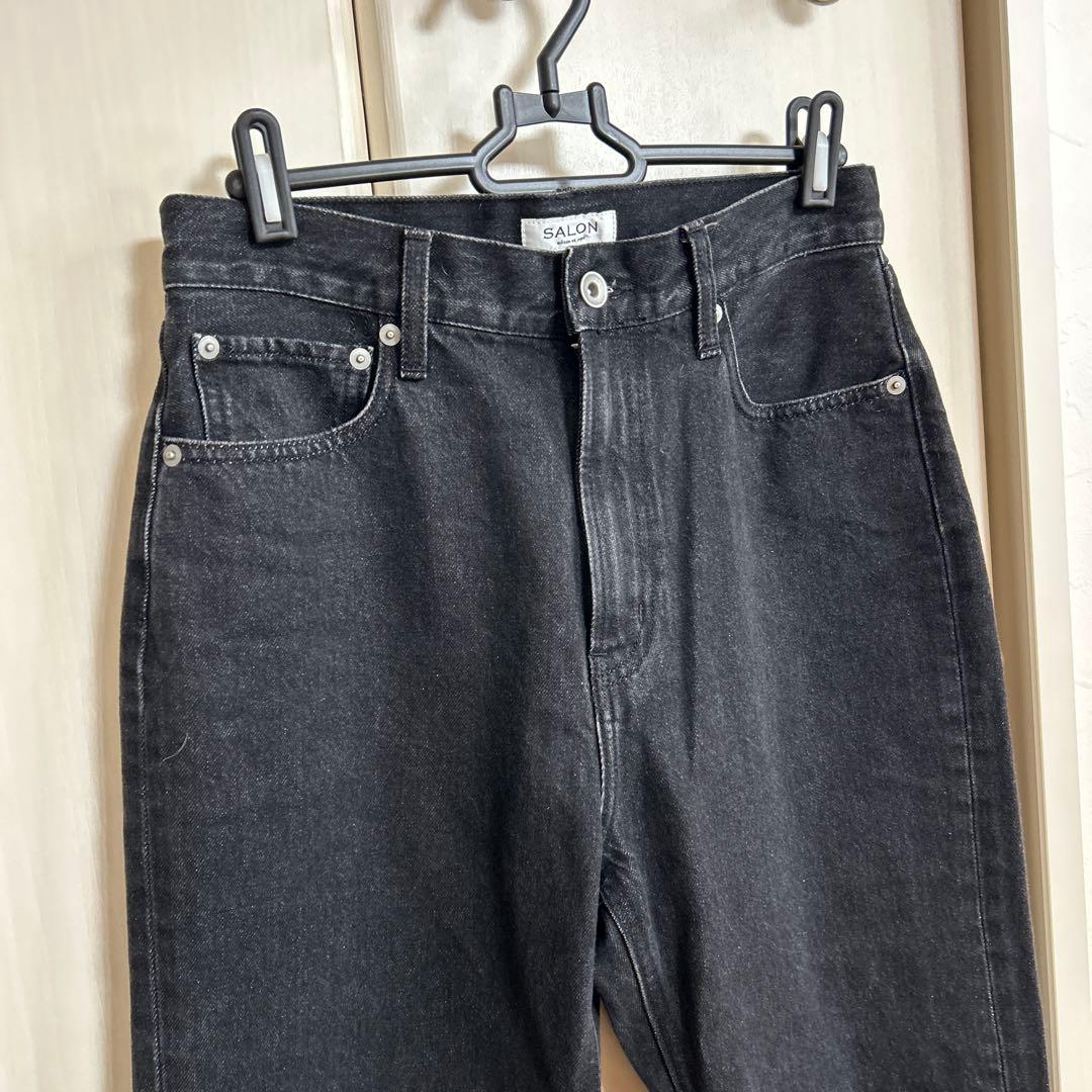 SALON adam et rope'COTTON USAセミフレアデニム 3