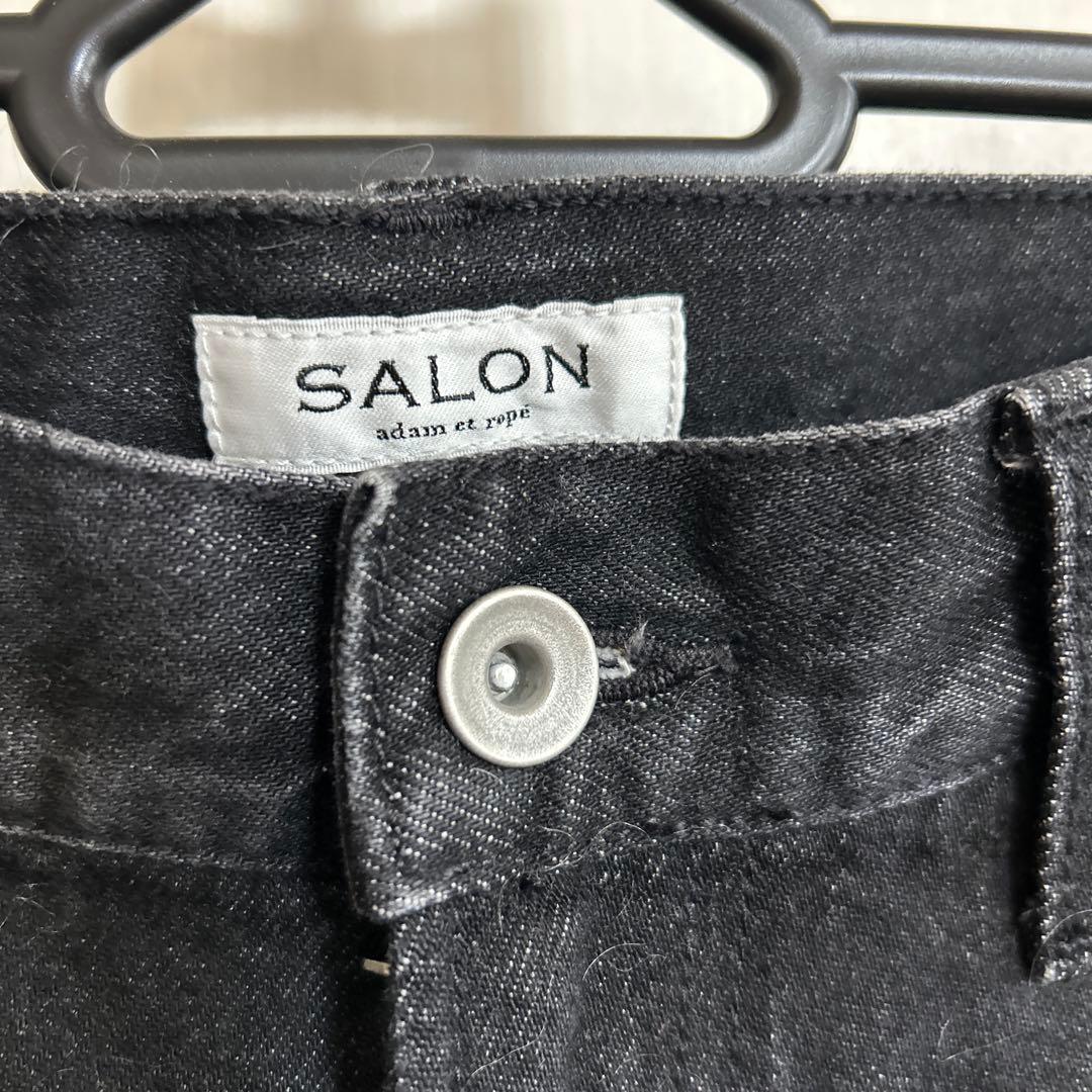 SALON adam et rope'COTTON USAセミフレアデニム 3