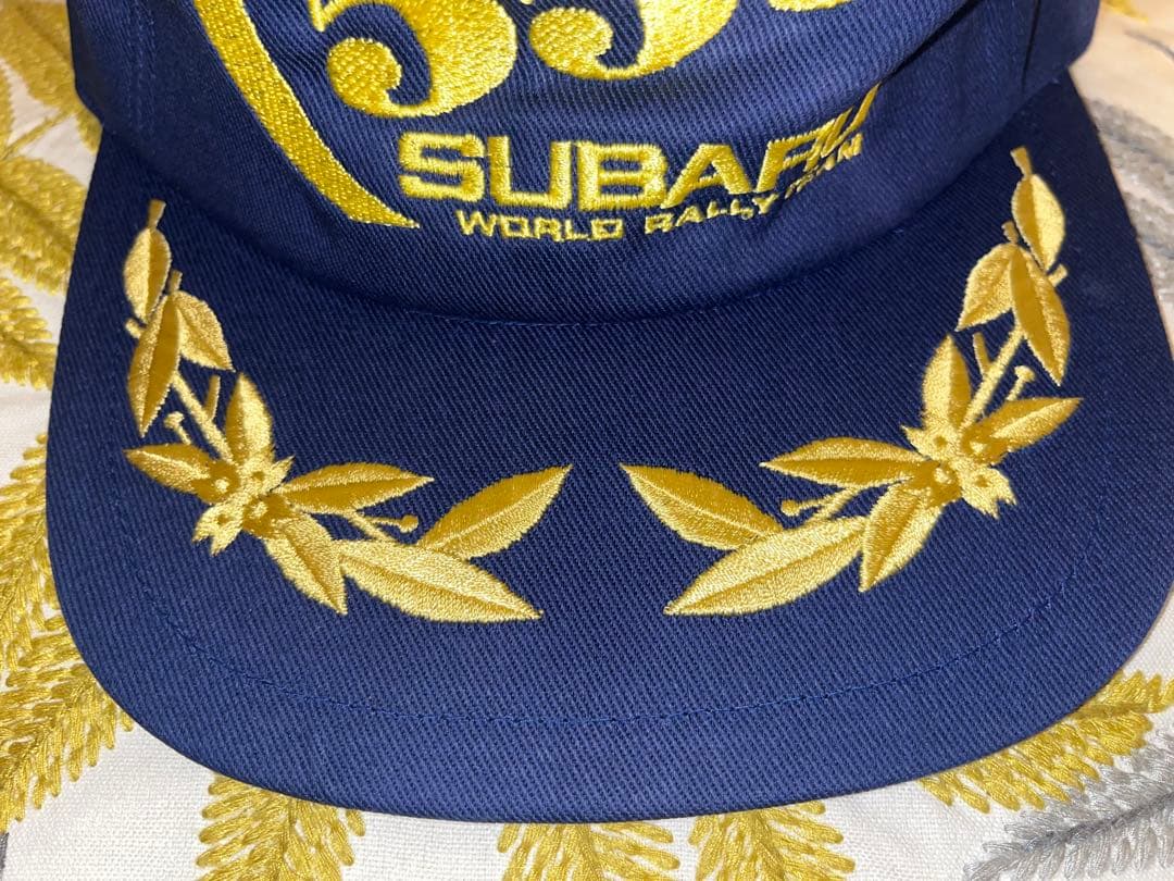 SUBARU WORLD RALLY TEAMキャップ555 （未使用、中古品)