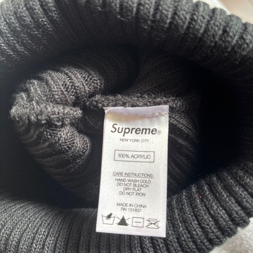 Supreme Wide Rib Beanie ブラック ニット帽