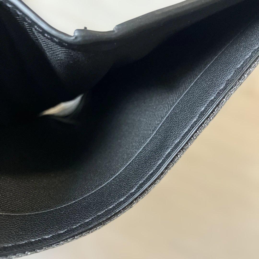 コーチ COACH Snap Wallet DENIM ２つ折り財布 ブラック