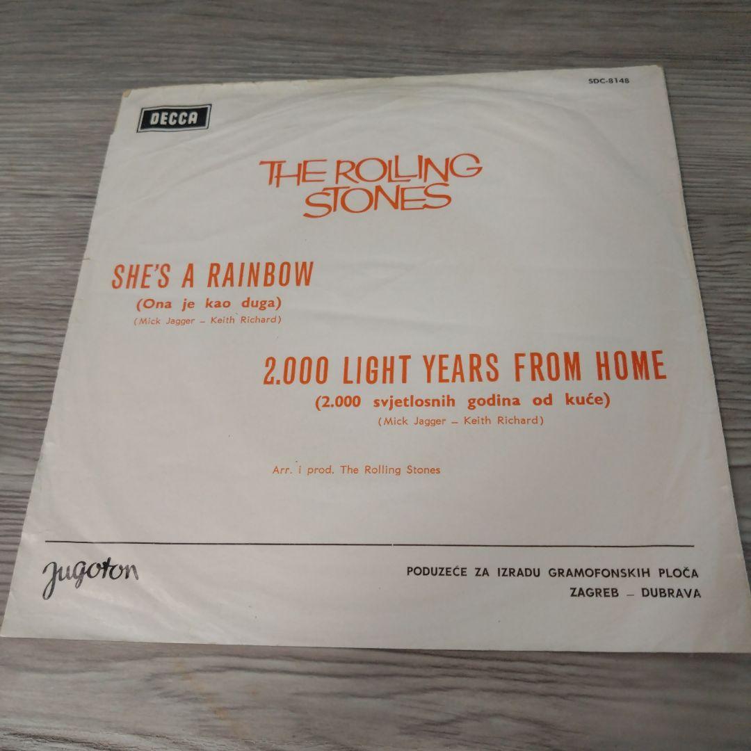 THE ROLLING STONES SHE'S A RAINBOW ユーゴ盤