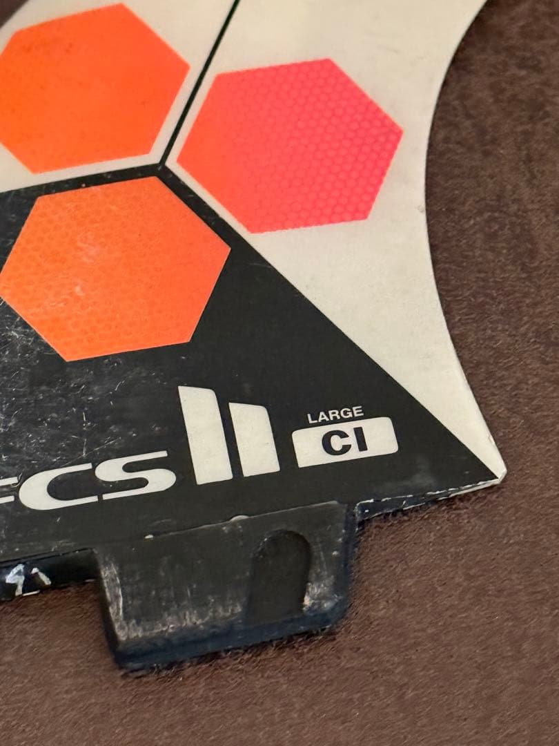 FCS2 CI Large サーフボードフィン 3枚セット