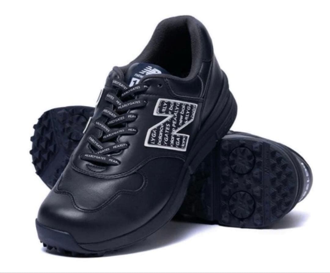 【美品】パーリーゲイツ×ニューバランスコラボスニーカー黒
