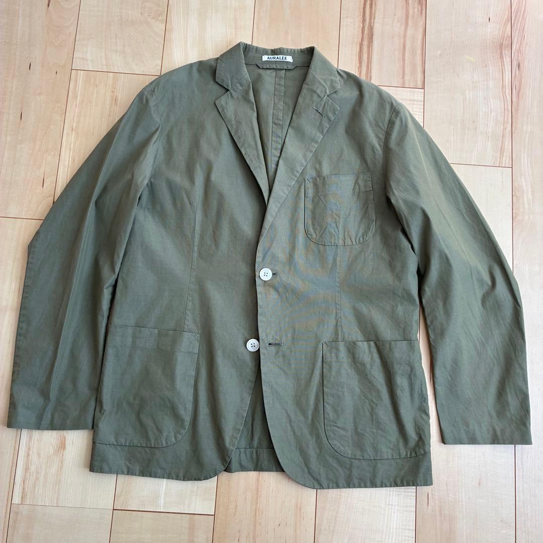 AURALEE オーラリー シャンブレー コットンジャケット 3 ガスパール様