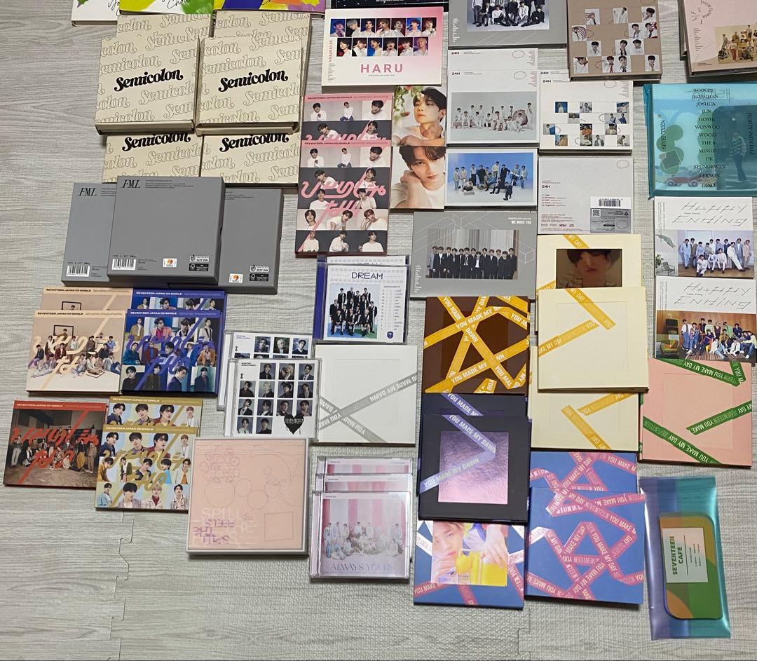 **）様 seventeen CD アルバム グッズ トレカ まとめ売り