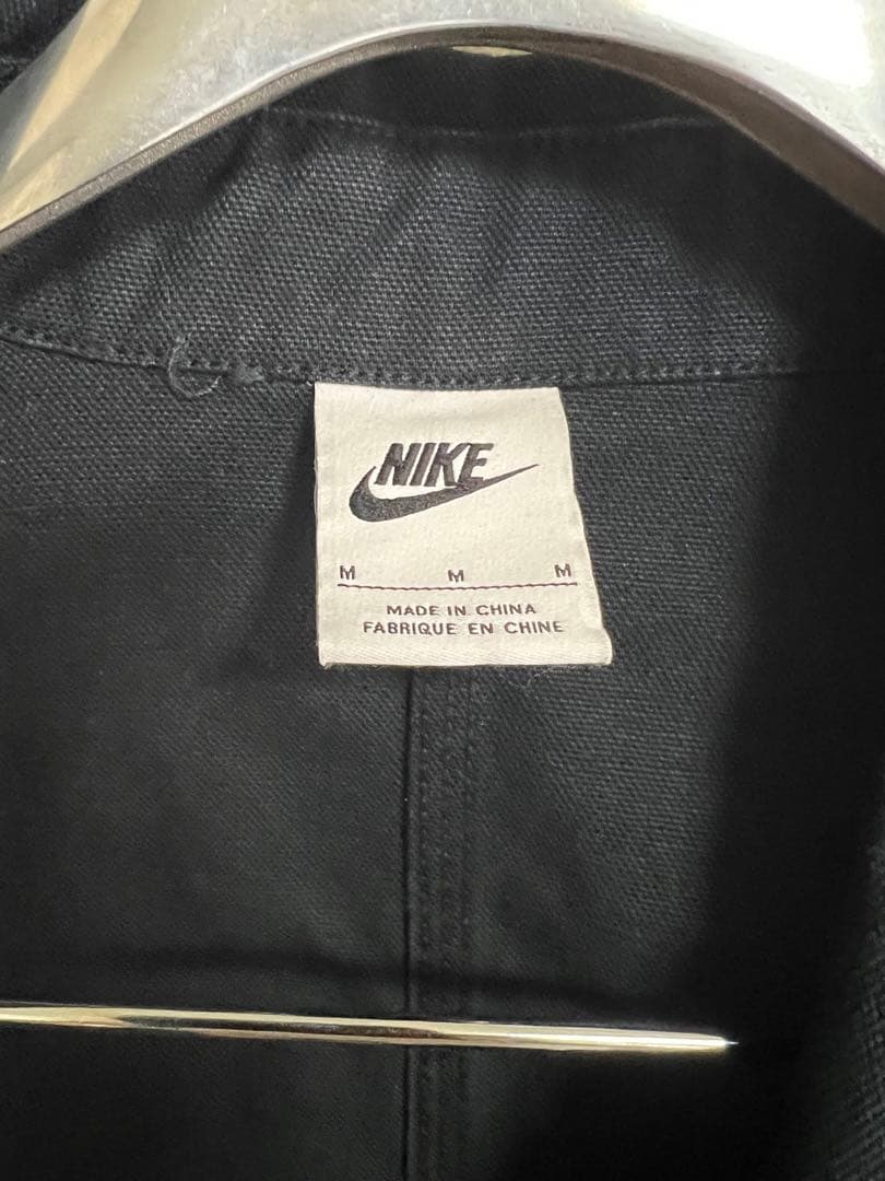 【りゅうや】【希少】Nike ダック地　カバーオール　M ブラック　黒