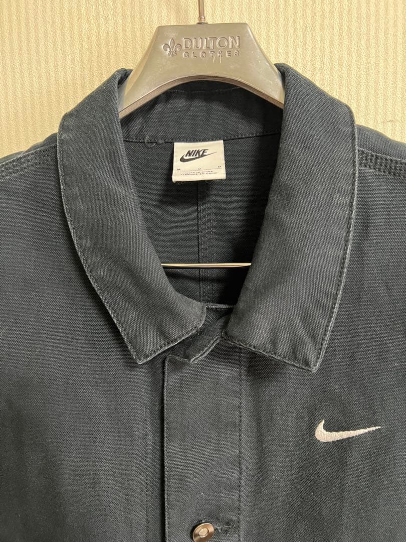 【りゅうや】【希少】Nike ダック地　カバーオール　M ブラック　黒