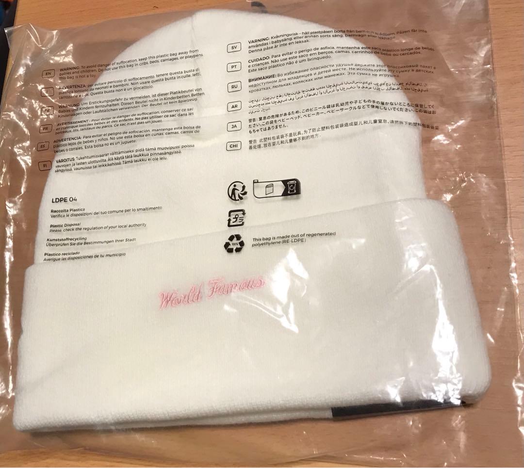 New Era Box Logo Beanie ホワイト シュプリーム ビーニー