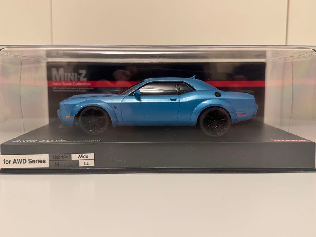 京商 ミニッツ ダッジチャレンジャー SRT ヘルキャットB5ブルー ASC