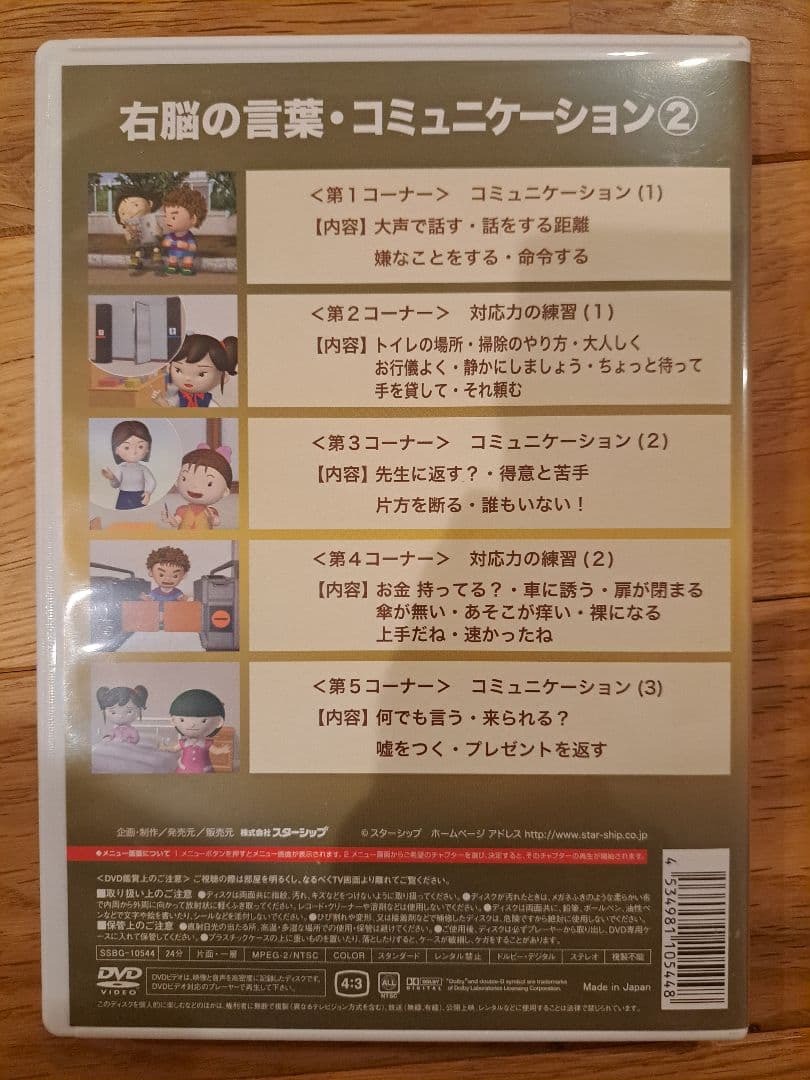 星みつる式　ソーシャルスキル　 DVD 12巻セット(カード教材未使用)