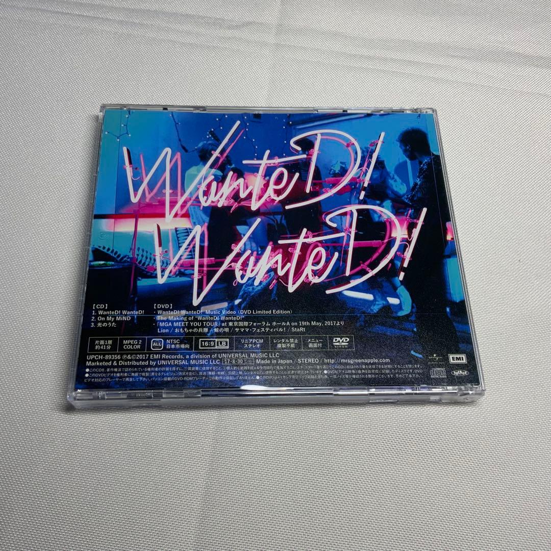 【正規品】 ミセスグリーンアップル　WanteD! WanteD! 初回限定盤