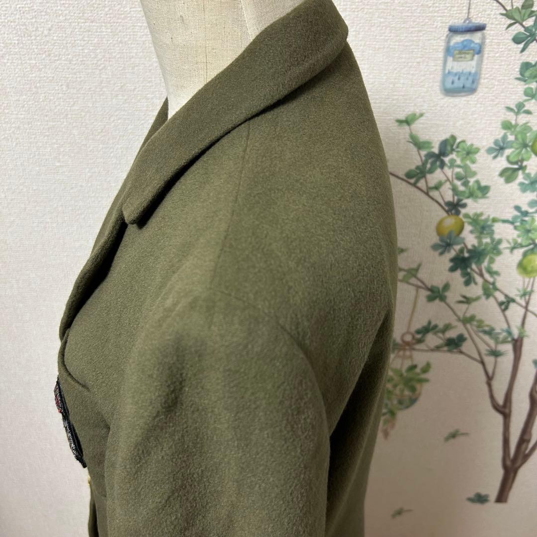 Burberrys 金ボタン エンブレム刺繍 ウールジャケット 　アンゴラ