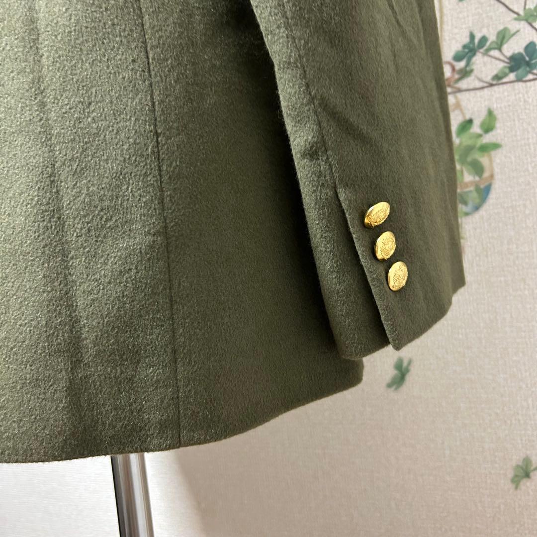 Burberrys 金ボタン エンブレム刺繍 ウールジャケット 　アンゴラ
