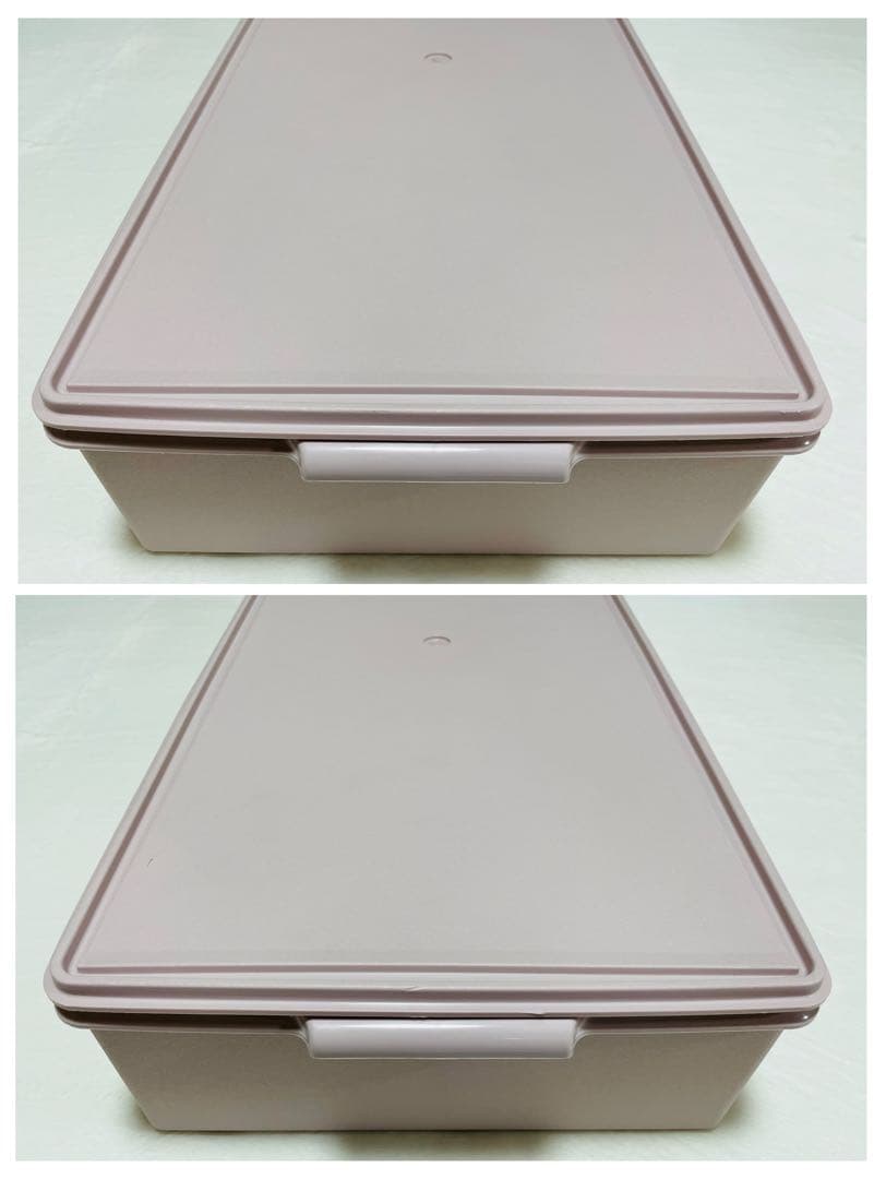 美品/4個セット/タッパーウェア/ロング/スーパーケース/ピンク/廃番品