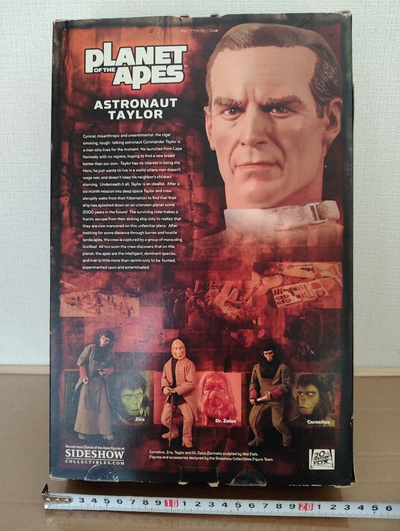 Sideshow.映画[猿の惑星(主人公テイラー )]1/6希少品!