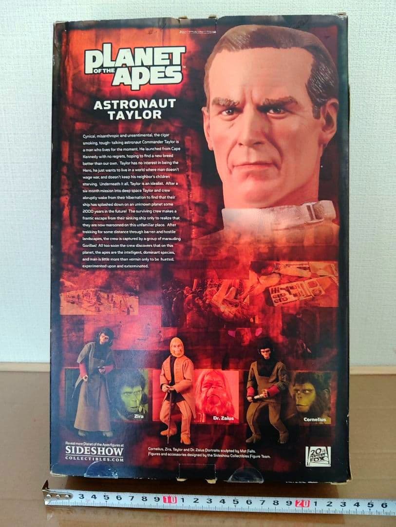 Sideshow.映画[猿の惑星(主人公テイラー )]1/6希少品!