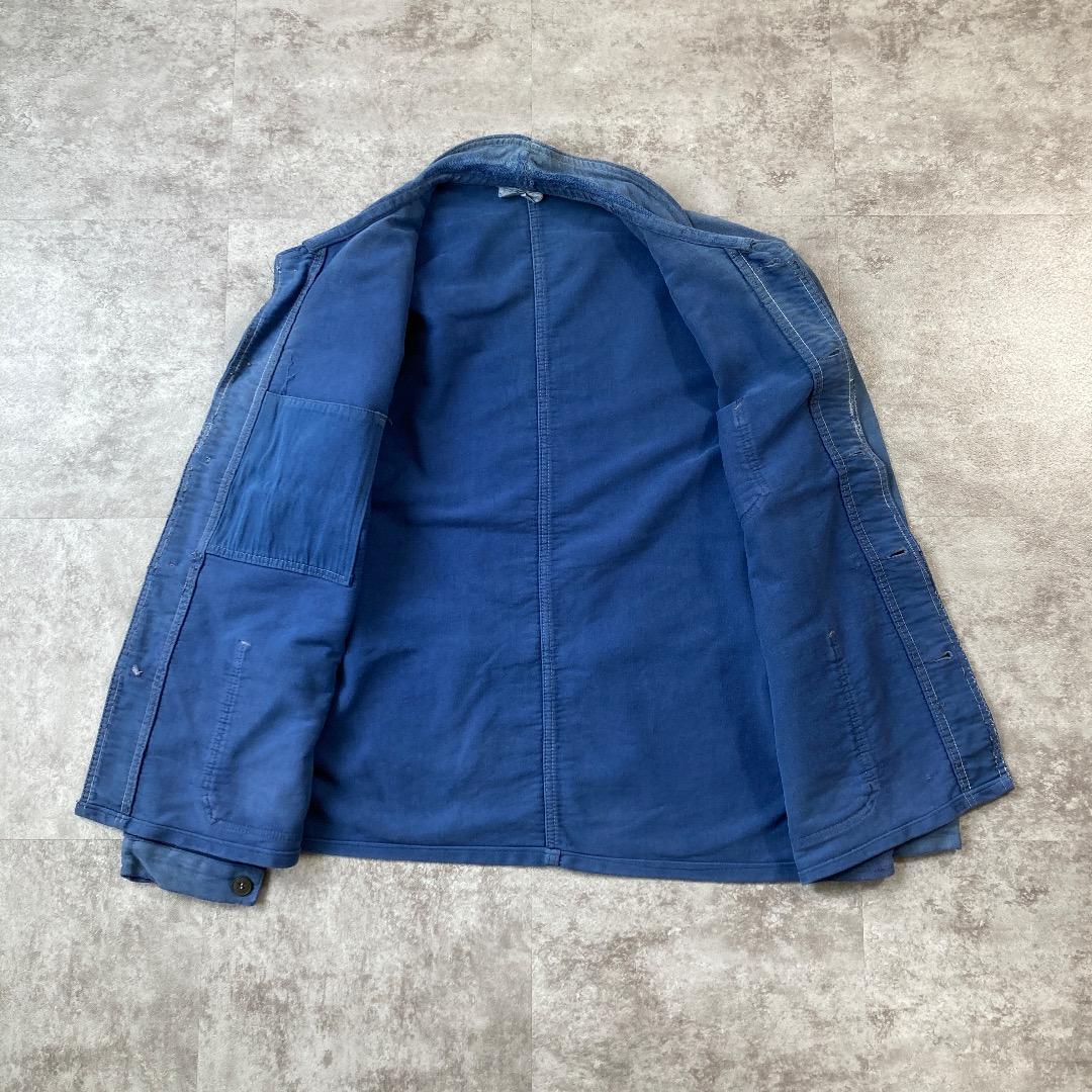 H*T様 40-50s モールスキン フレンチワークジャケット