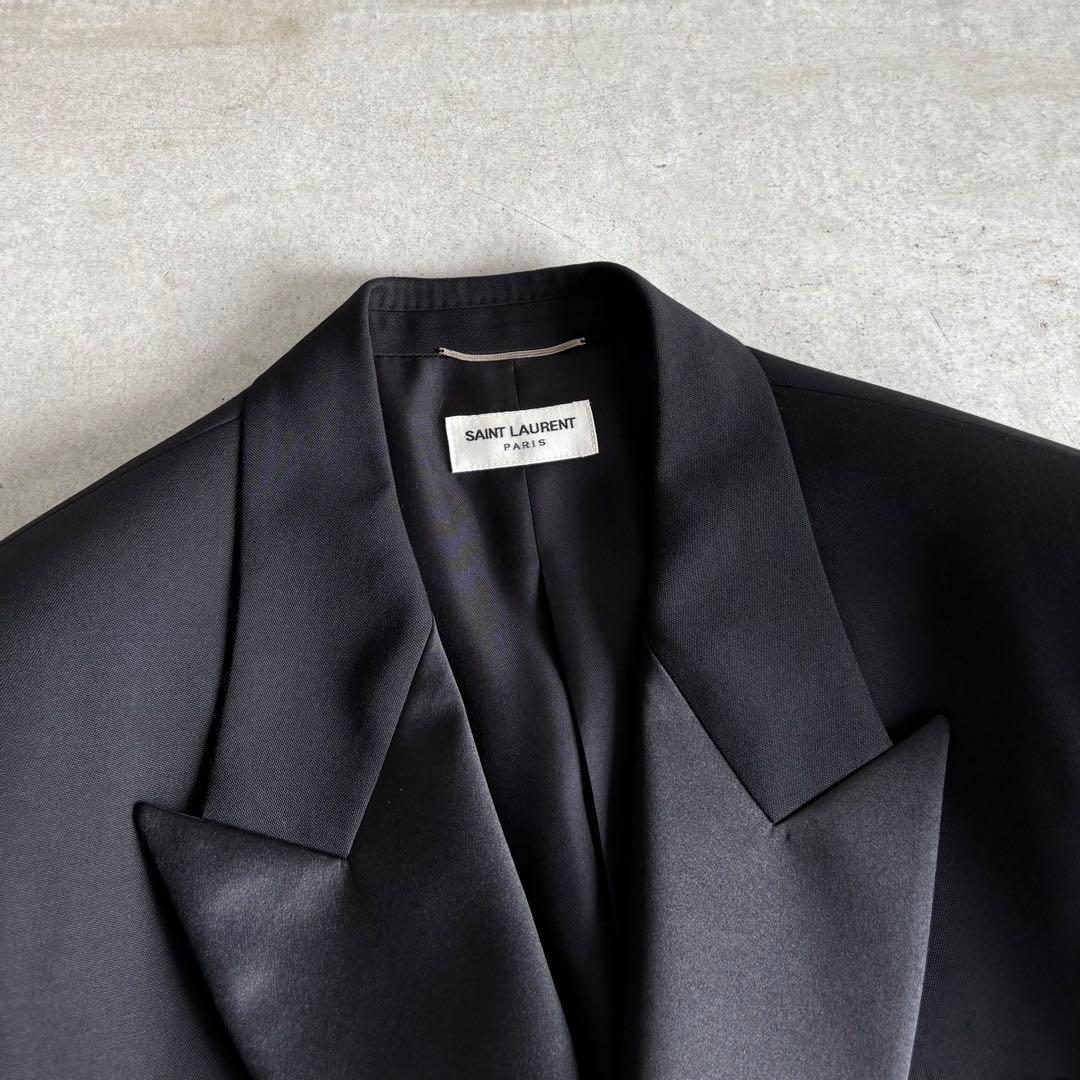 極美品 SAINT LAURENT PARIS スモーキングジャケット 50