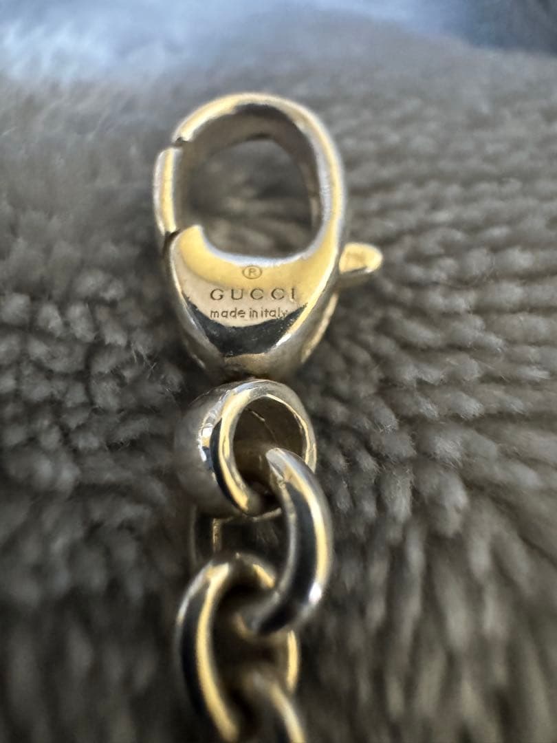グッチ GUCCI インターロッキングネックレス シルバー
