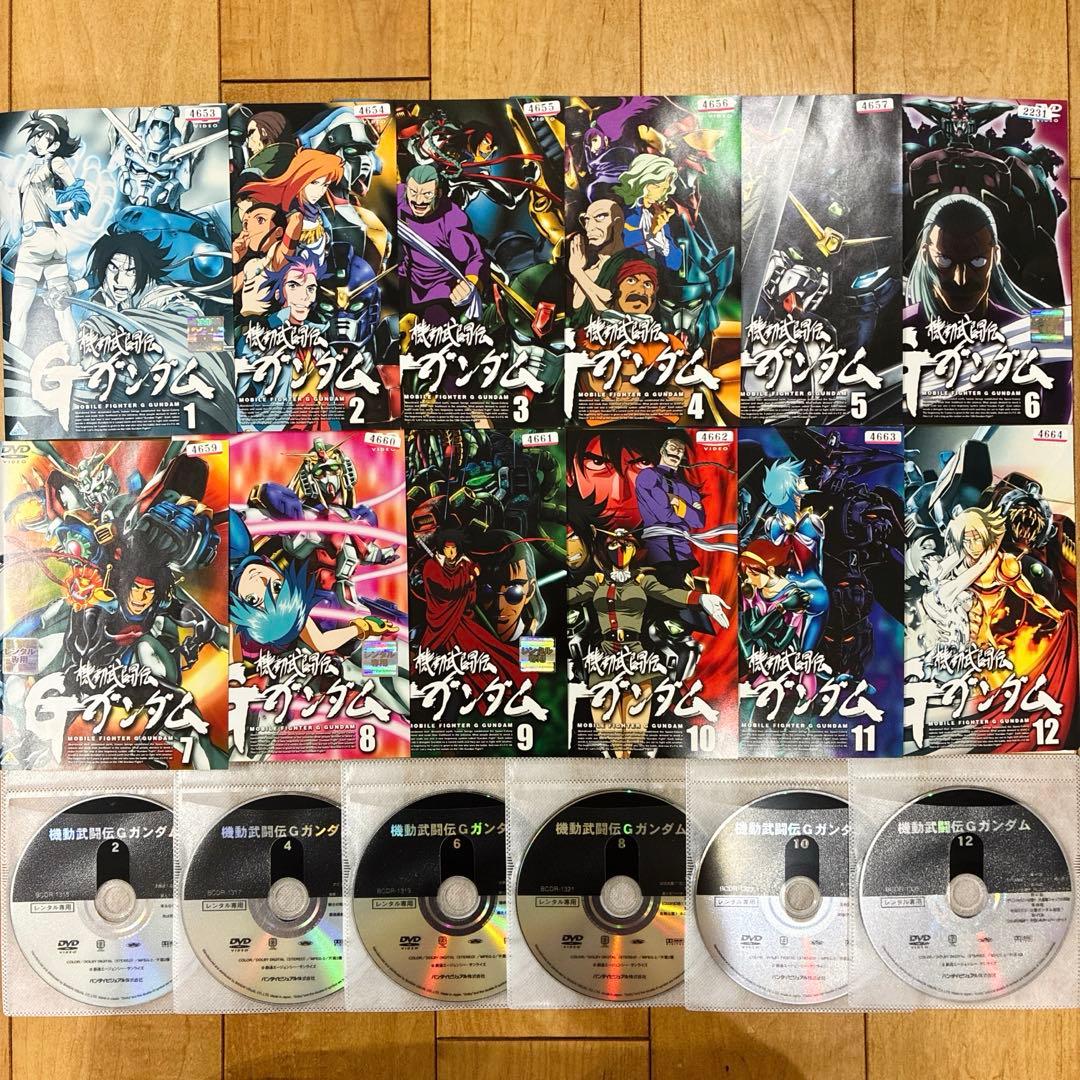 機動武闘伝Gガンダム　全12巻セット　完結　DVD　アニメ　匿名配送
