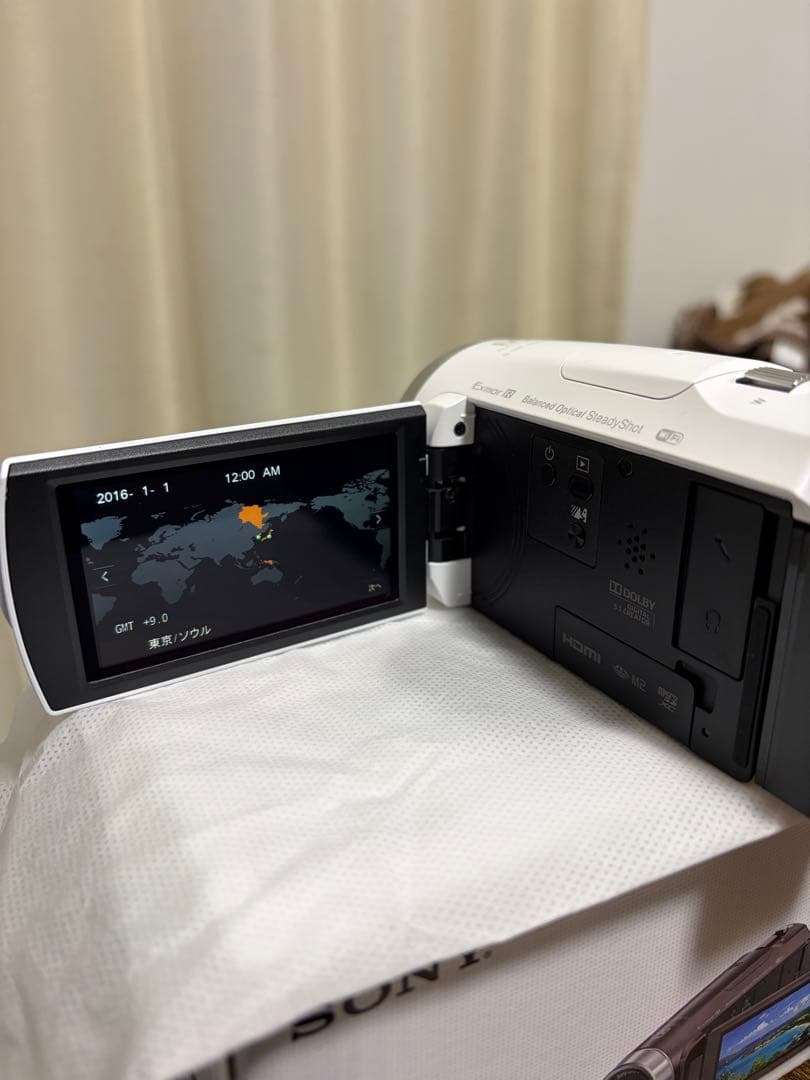 【未使用品】SONY HDR-CX680 ハンディカム ホワイト 値下げ可能