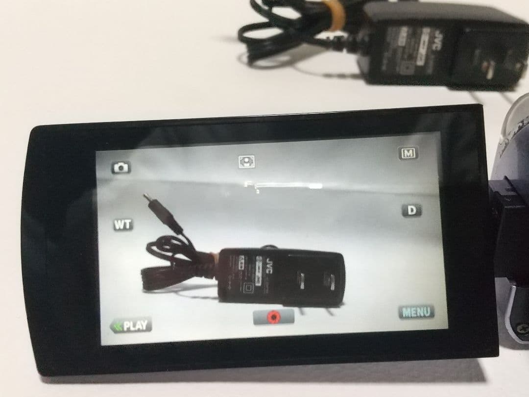 JVC GZ-E765-V フルHD ビデオカメラ 16GB SDカード付き