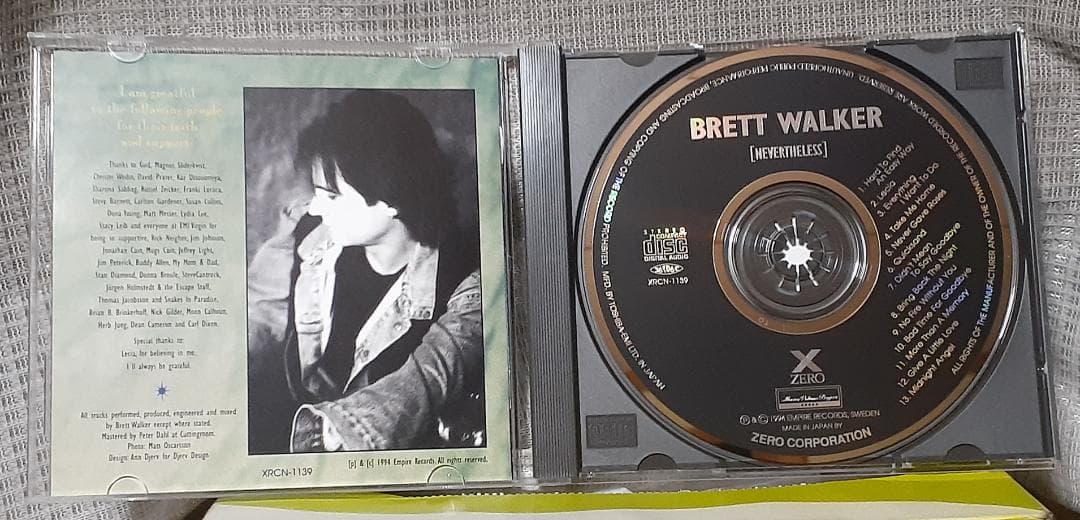 NEVERTHELESS／BRETT WALKER　ブレット・ウォーカー 希少♪