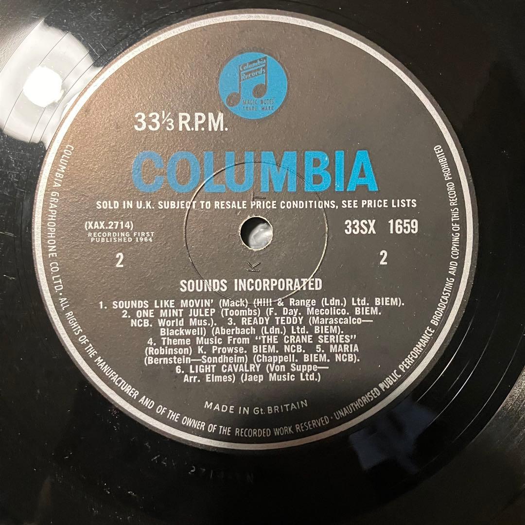 UK盤 mono Sounds Incorporated LP Beatles