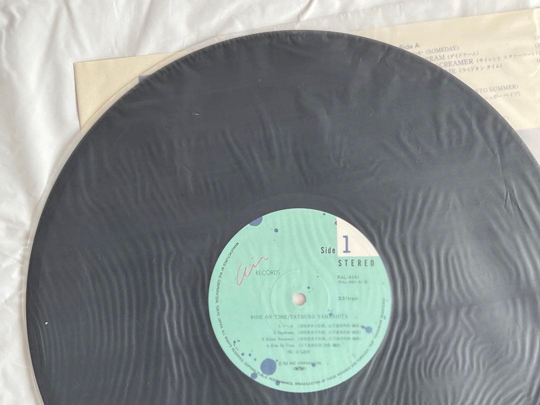 山下達郎 RIDE ON TIME LP アナログ レコード帯付き