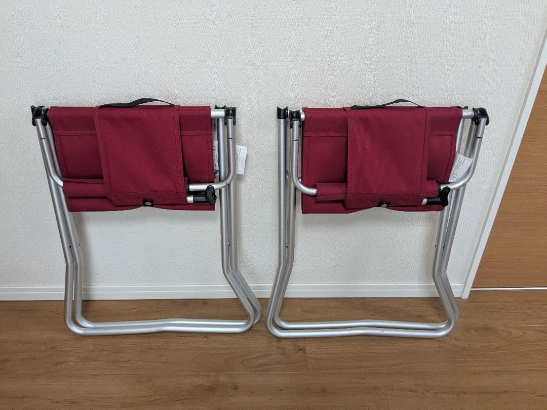たんぽぽ　スノーピーク　FDチェアワイド　レッド　2脚セット