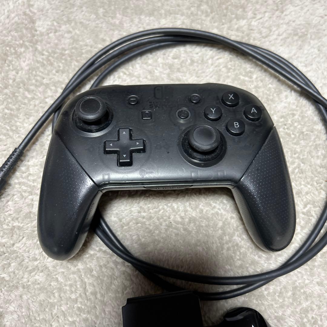 Nintendo Switch グレー 本体 付属品あり　プロコン付き