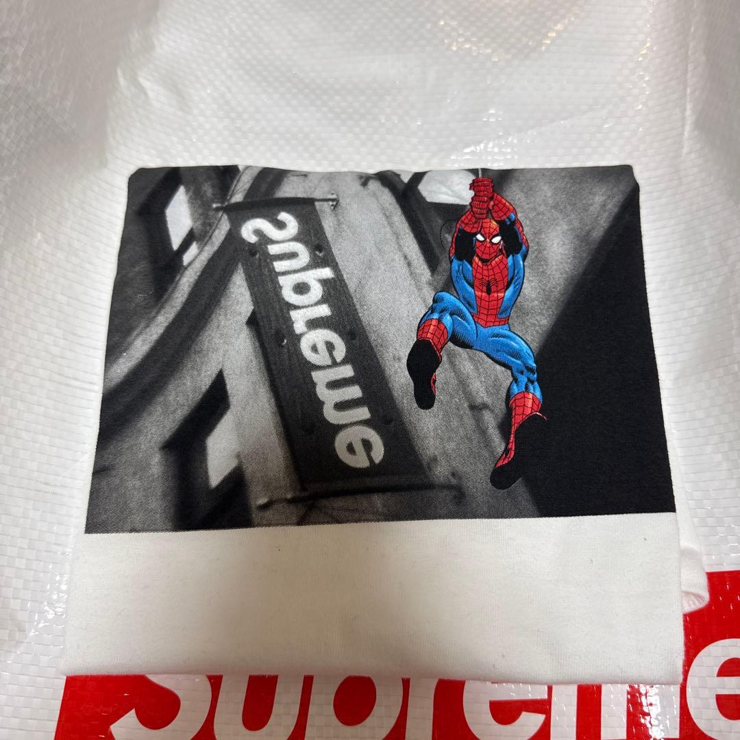 Supreme x Spider-Man Tee White Sサイズ