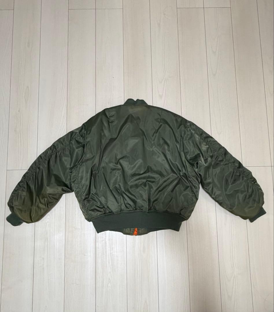 値下げ可能！【美品✨】Alpha MA-1 フライトジャケット オリーブグリーン