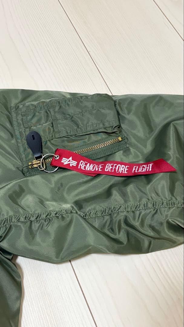 値下げ可能！【美品✨】Alpha MA-1 フライトジャケット オリーブグリーン