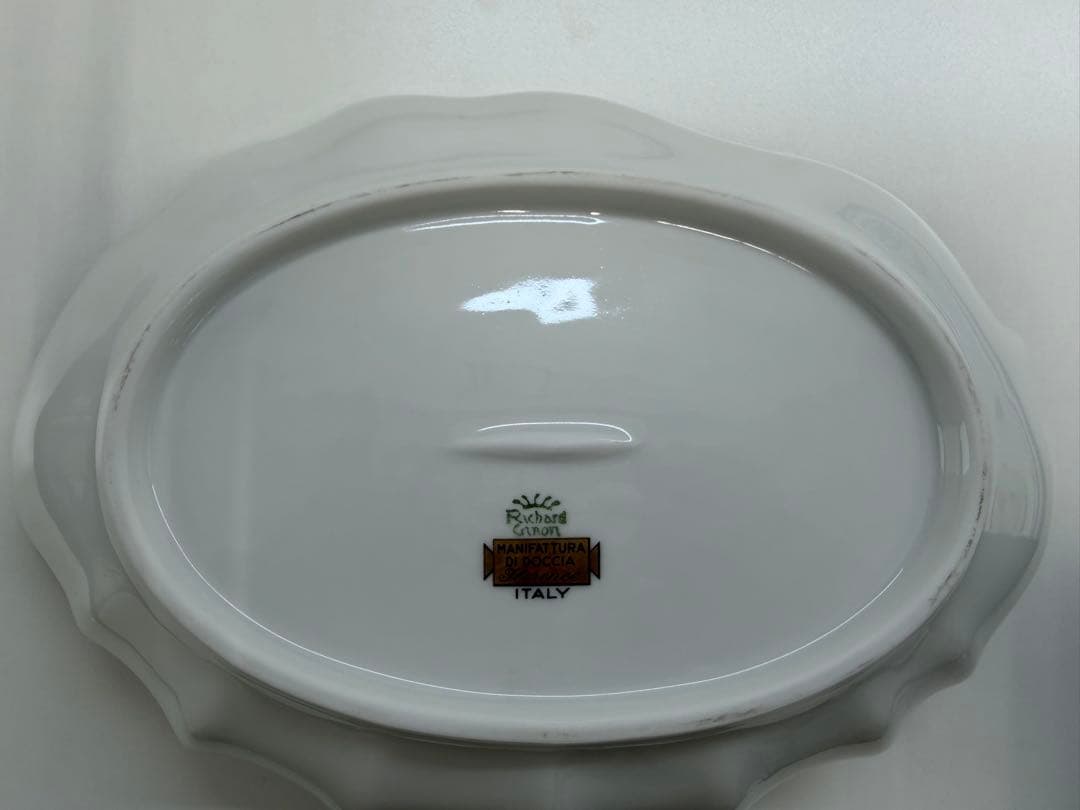 リチャードジノリ プレート 花柄 陶器 イタリア製 未使用