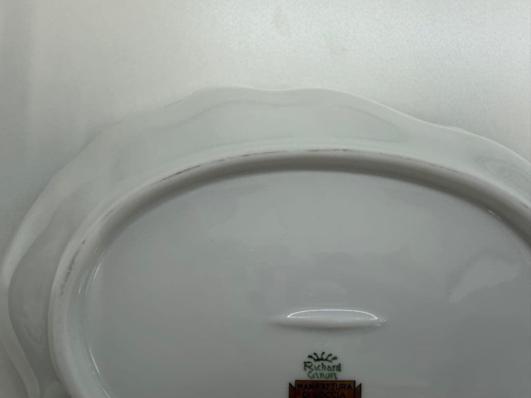 リチャードジノリ プレート 花柄 陶器 イタリア製 未使用