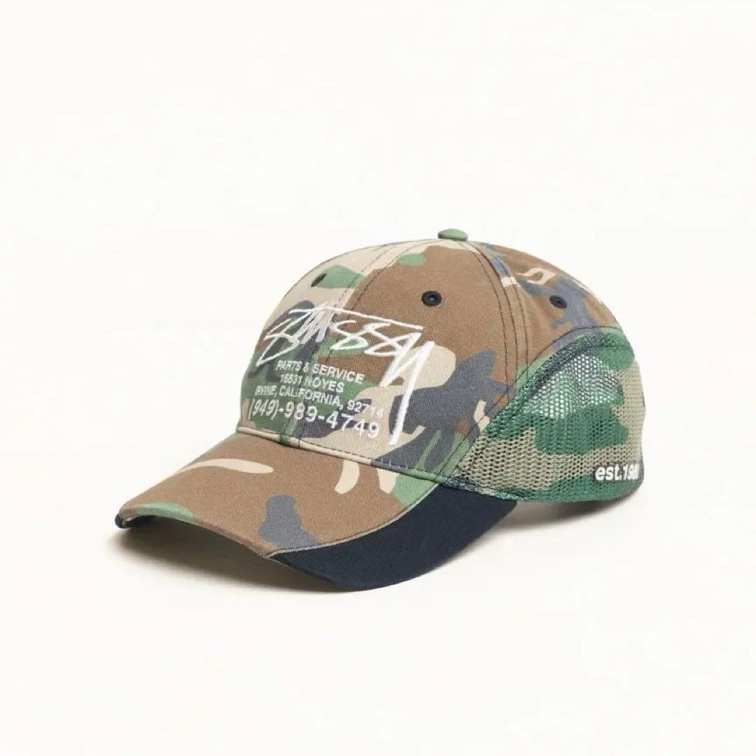 STUSSY メッシュキャップ カモ柄 キャップ 26SS
