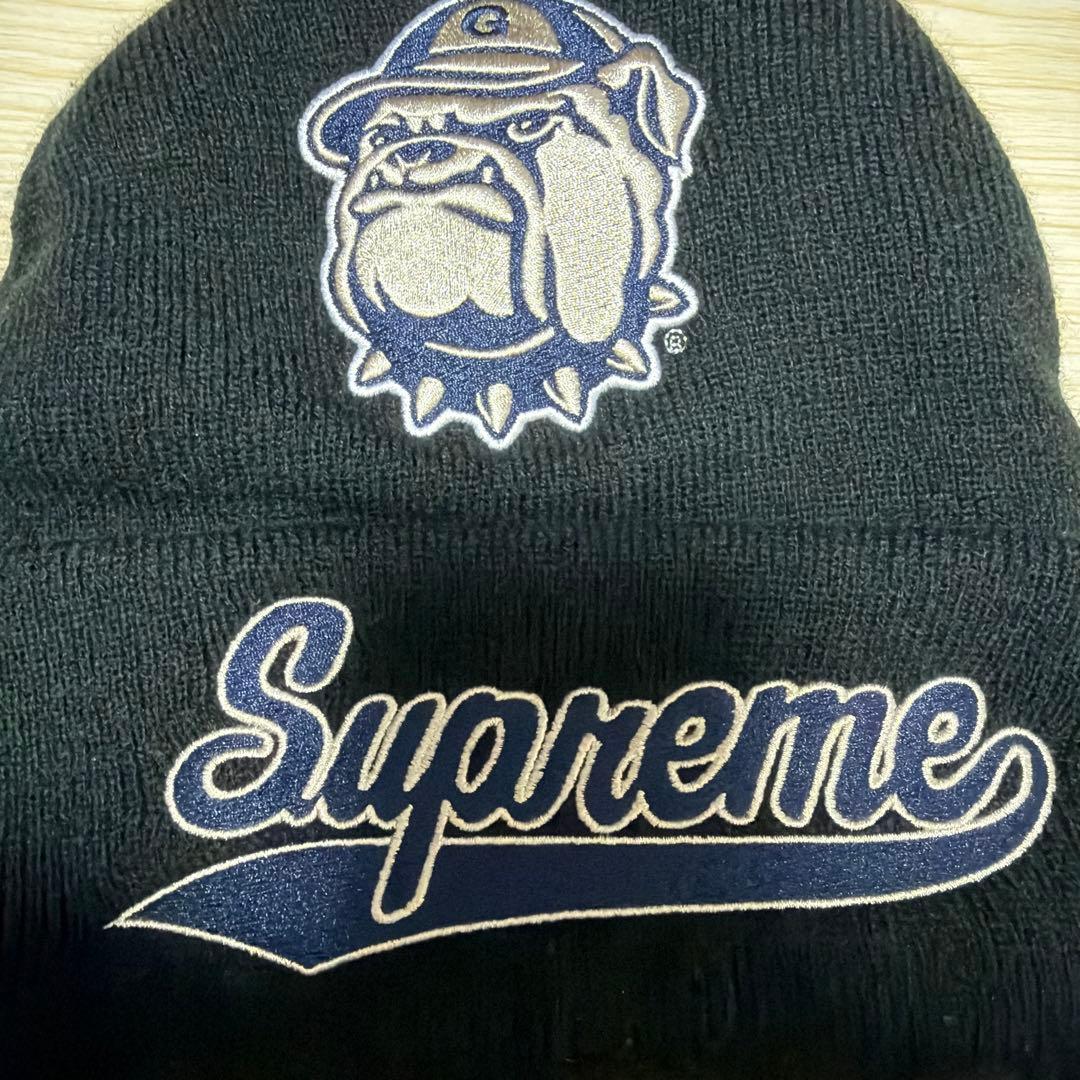 Supreme シュプリーム/ミッチェルアンドネス NCAA ビーニー　ブラック