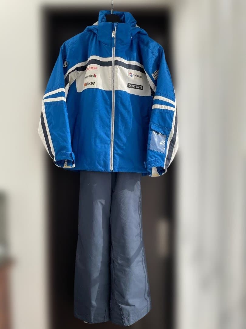 DESCENTE デサント 子どもスキーウェア ブルー 150