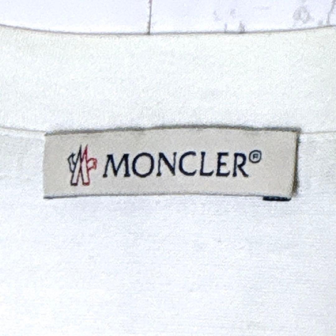 【大人気デザイン/XL】モンクレール　ナイロンポケット　異素材切り替え　tシャツ