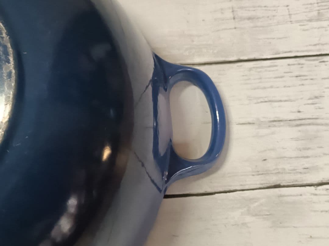 ルクルーゼ マルミット 両手鍋 26cm 青　LE CREUSET
