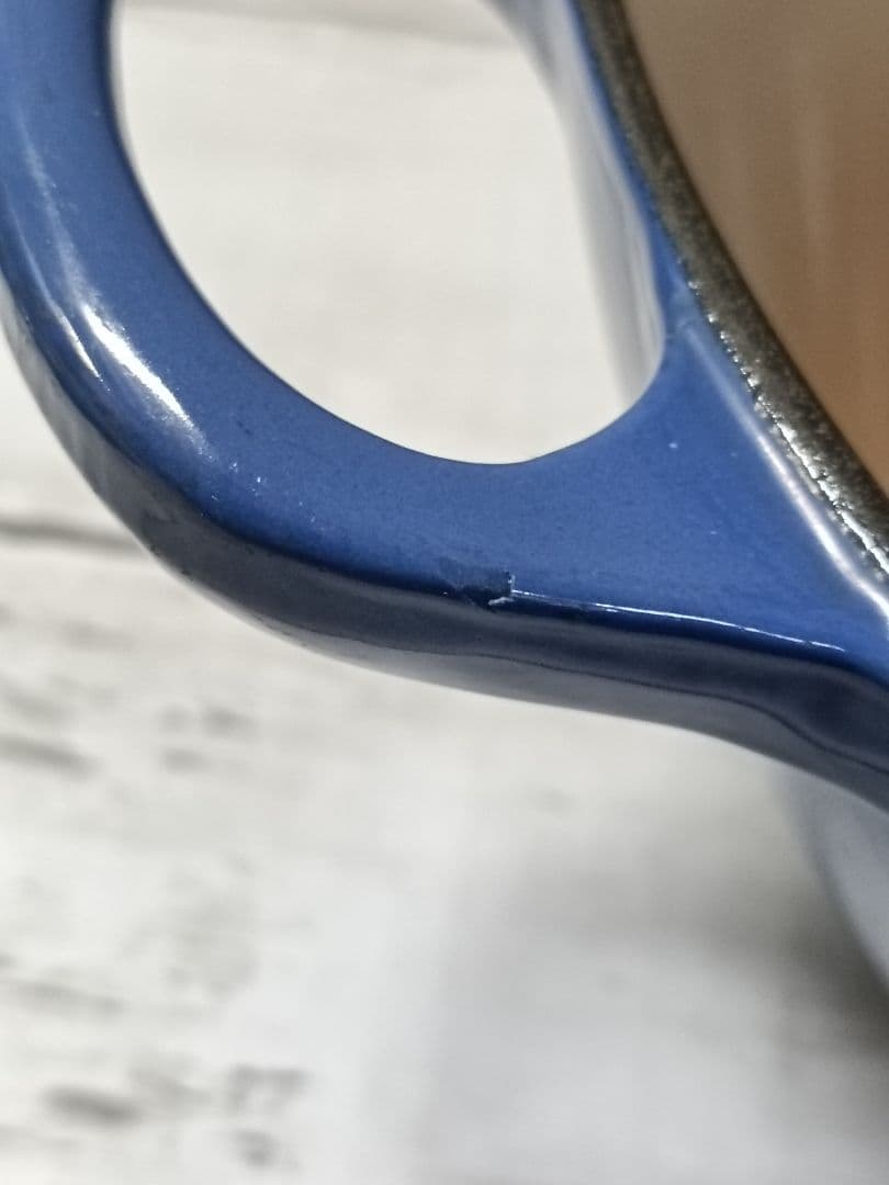 ルクルーゼ マルミット 両手鍋 26cm 青　LE CREUSET